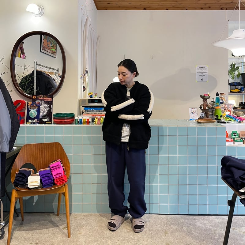 MacMahon Knitting Mills / Knit MA-1 3D BONE | F