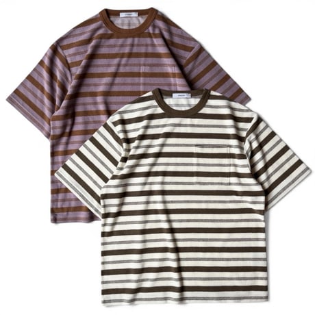 PHEENY / Pile Border Pocket Tee