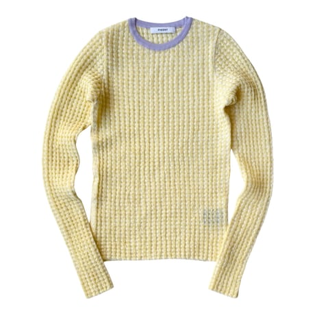 PHEENY / Check Jacquard Knit L/S