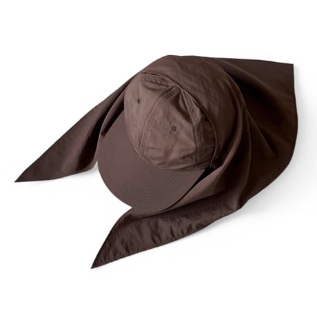 PHEENY / Nylon taffeta cap with scarf