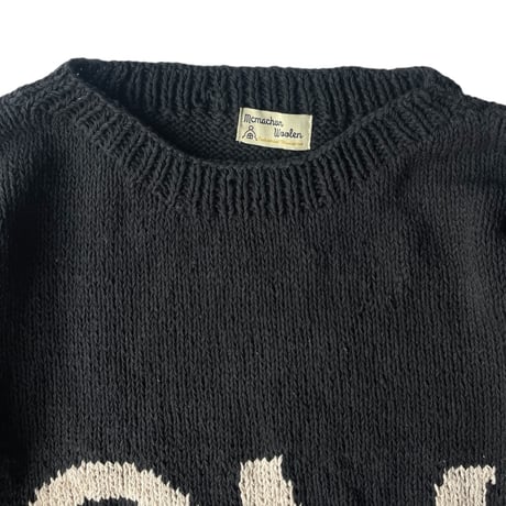 MacMahon Knitting Mills / BIG-S/S Crew Neck Knit-LOVE