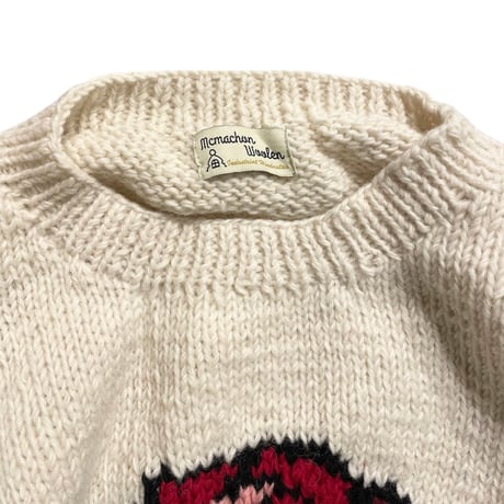 MacMahon Knitting Mills / Crew Neck Knit-ROSE