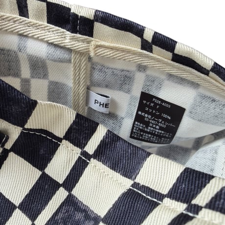 PHEENY / Checkered Bucket Tote Bag