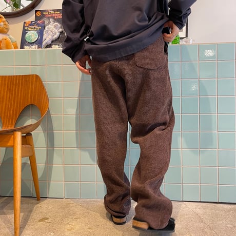PHINGERIN / CORDY KNIT PANTS