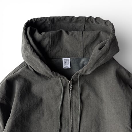 COMFORTABLE REASON / Pigment Coating Hooded Jacket