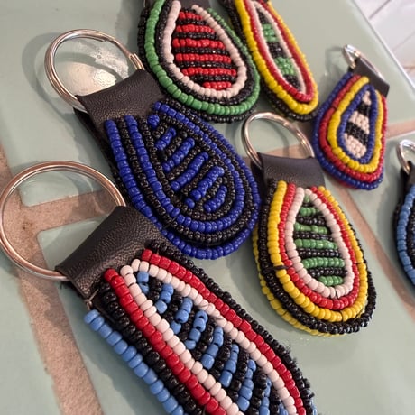 DESIGN AFRICA / MASAI BEADED KEY RING