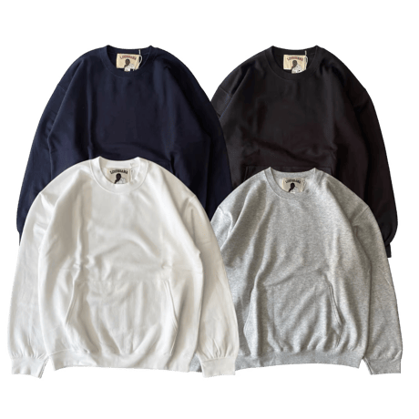 RELAXFIT / Muff pocket crew sweat