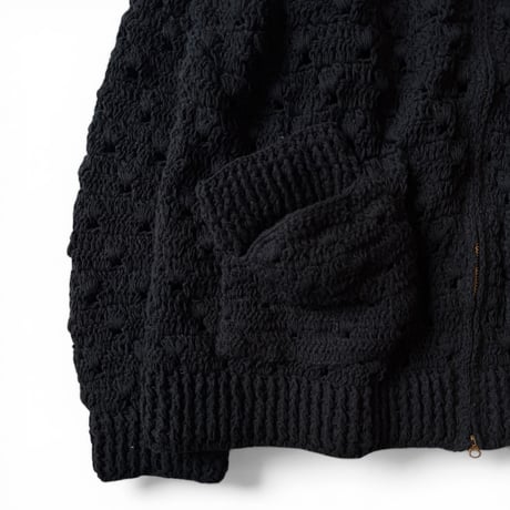 MacMahon Knitting Mills / Crochet Zip Jacket