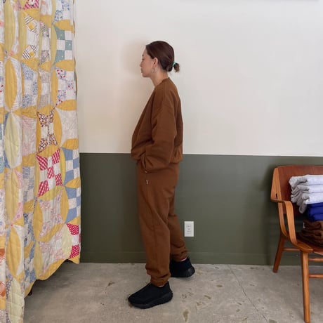 TRIBE WEAR / Basic Sweat Pants BROWN