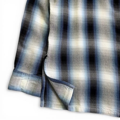 PHEENY / Rayon Ombre Check L/S Shirt