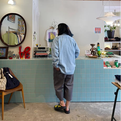 COMFORTABLE REASON / Denim Baggy Shorts