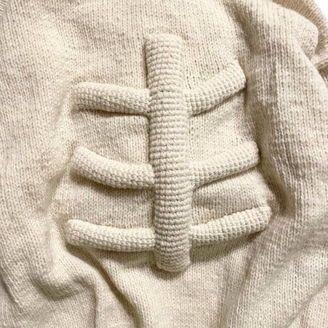 MacMahon Knitting Mills / Crew Neck Knit-3D BONE