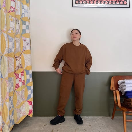 TRIBE WEAR / Basic Crewneck Sweat BROWN