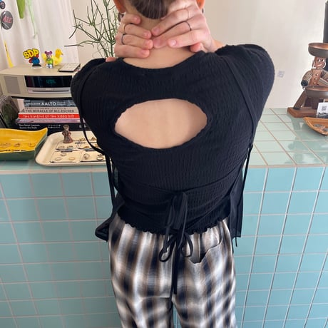 PHEENY / Cotton nylon sheer N/S ensemble