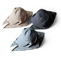 PHEENY / Nylon taffeta cap with scarf