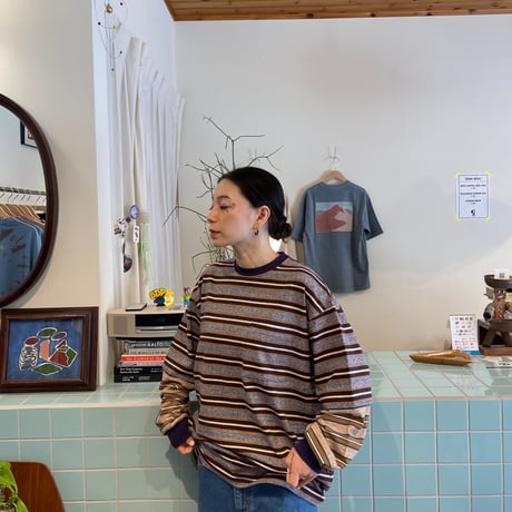 PHEENY / Multi border layered L/S