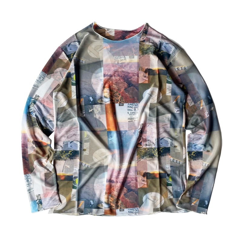PHEENY - 新品　pheeny フィーニー　print frill crew neck PHEENY/PRINT FRILL CREW NECK(MULTI)