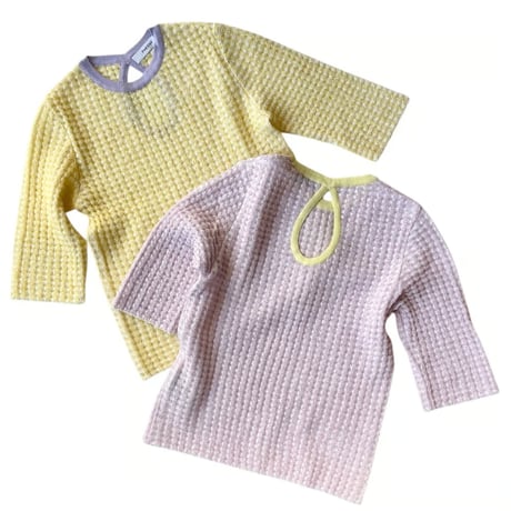 PHEENY / Check Jacquard Knit S/S
