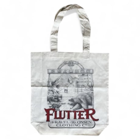 RELAX FIT × FLUTTER / ONSEN Arcade tote