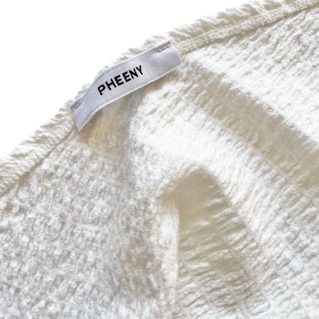 PHEENY / Cotton Shirring Scarf