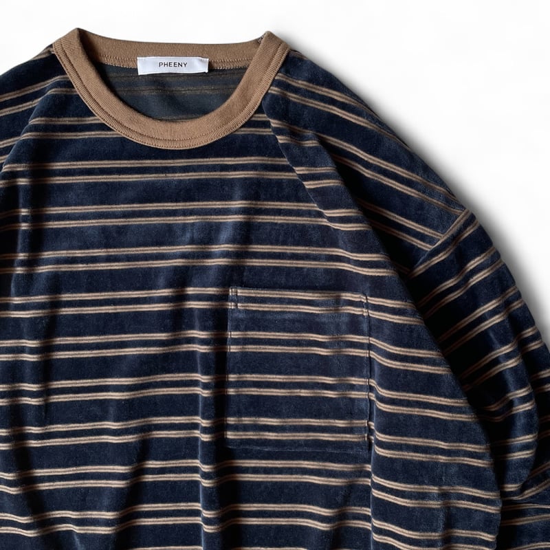 【最終値下げ】PHEENY Velvet border L/S(BOYS) PHEENY / Velvet border L/S | FLUTTER