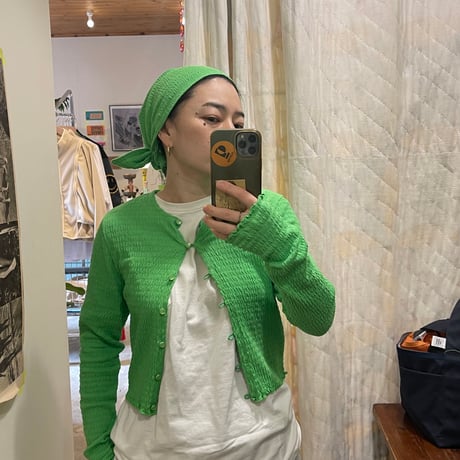 PHEENY / Cotton Shirring Scarf