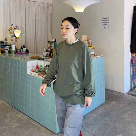 garbage / POCKET LS TEE (L&P)