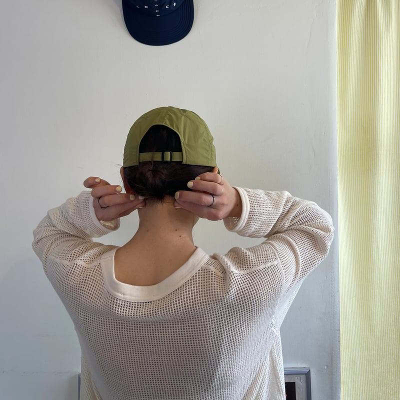 帽子 GARBAGE Soft Brim 6Panel Cap BIG PEACE GARBAGE SOFT BRIM 6 PANEL CAP (BIG PEACE)・BLACK×WHITE EMB - tity