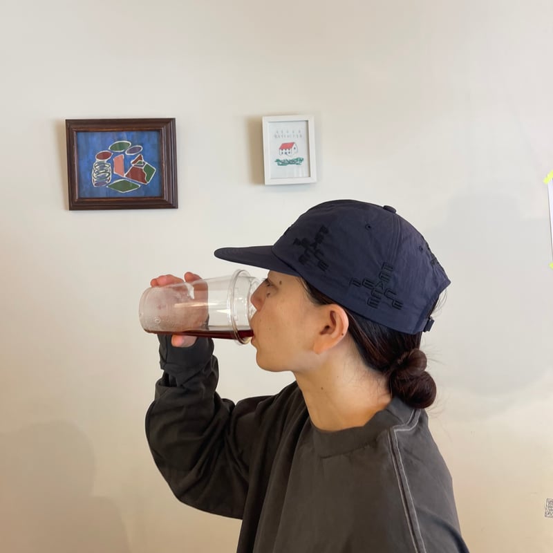 garbage / SOFT BRIM 6 PANEL CAP (MORE PEACE) |