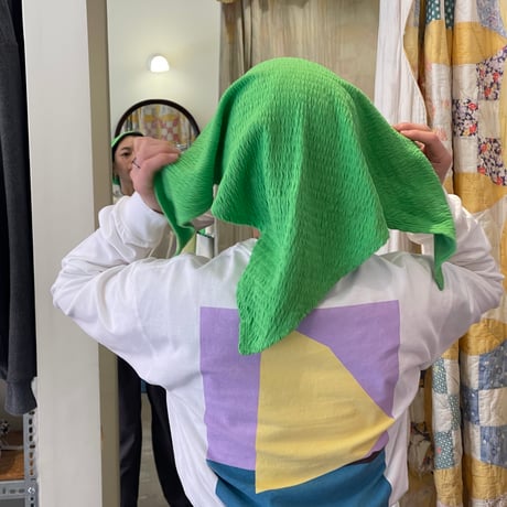 PHEENY / Cotton Shirring Scarf