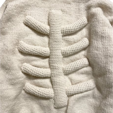 MacMahon Knitting Mills / Knit MA-1 3D BONE
