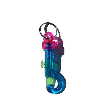 DEAD STOCK ACCESSORIES / 80s PLASTIC KEY RING