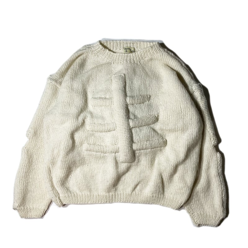 マクマホンニッティングミルズ / CREW NECK KNIT-3D BONE