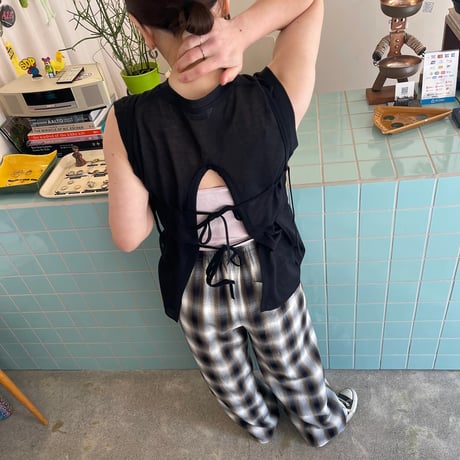 PHEENY / Cotton nylon sheer N/S ensemble