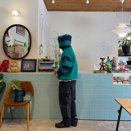PHINGERIN / BORDER PATCH HOODIE