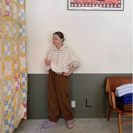TRIBE WEAR / Basic Sweat Pants BROWN