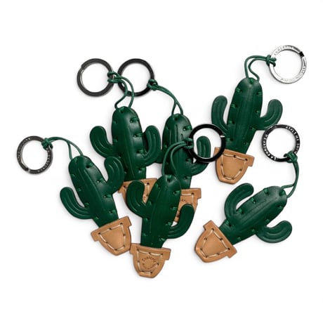 LA CUOIERA / Leather Key Holder CUCTUS