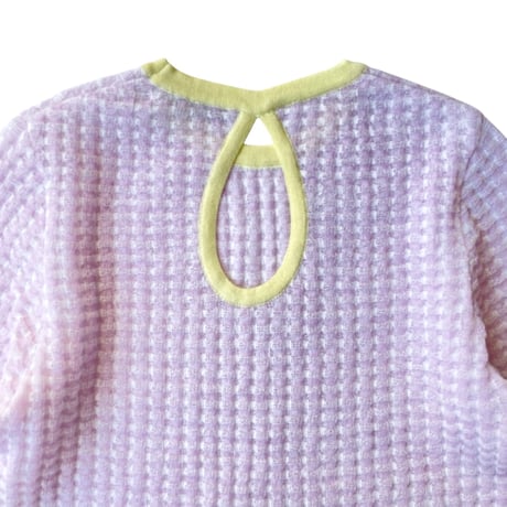 PHEENY / Check Jacquard Knit S/S