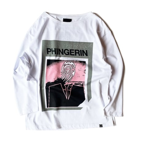 PHINGERIN / AGENT.P BOAT-NECK L/S TEE