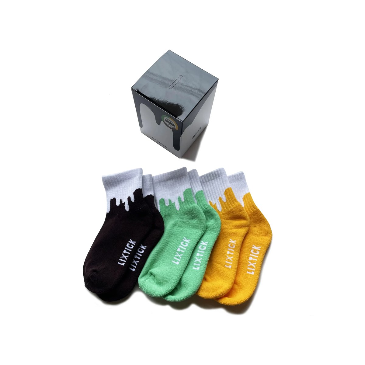 LIXTICK / DRIP SOCKS 3PACK (JUNIOR) | FLUTTER