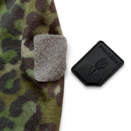 PHINGERIN / HALF-ZIP COLLAR SWEATSHIRT LEOPARD