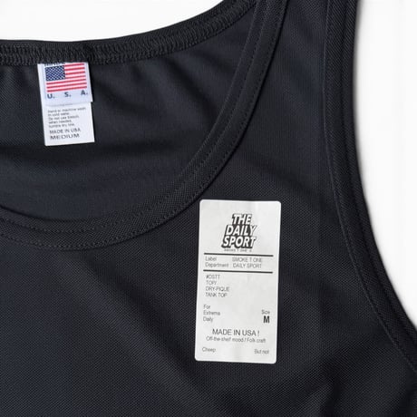 SMOKE T ONE / DAILY SPORT D-PIQUE TANK TOP
