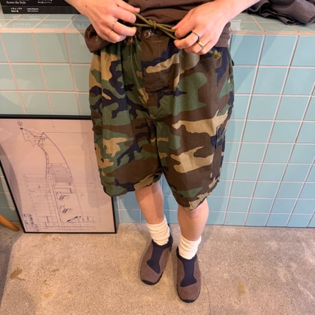 oddment / CUSTOM BDU SHORTS made in USA WOODLAND