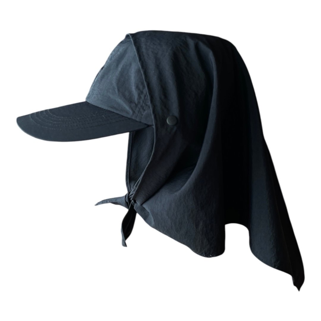 PHEENY / Nylon taffeta cap with scarf | FLUTTER PHEENY / Nylon taffeta cap with scarf | FLUTTER