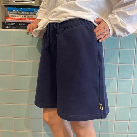 TRIBE WEAR / Basic Sweat Shorts  NAVY
