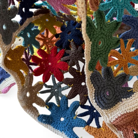 MacMahon Knitting Mills / Mix Flower Cardigan