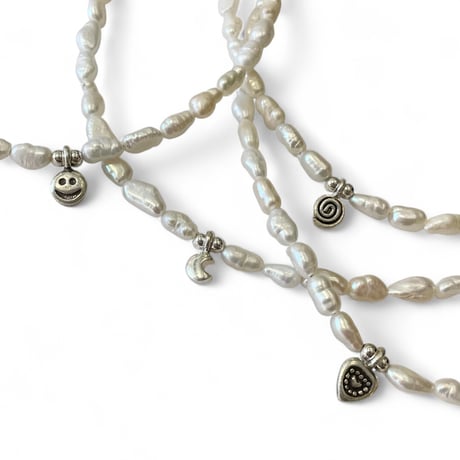 FLUTTER / Pearl＆Karen Silver choker