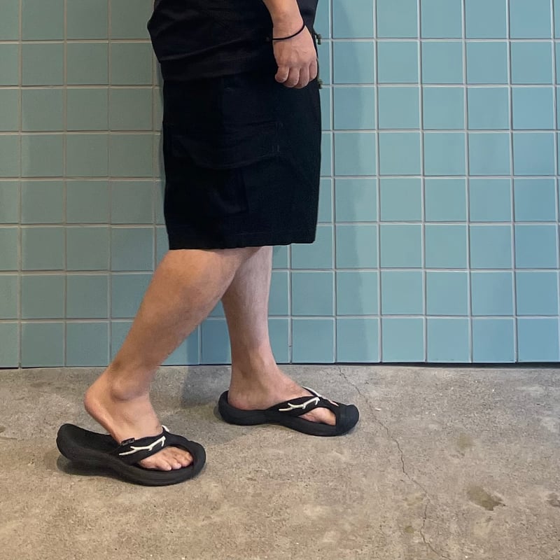 パンツ oddment Custom BDU SHORTS OVERDYED BLACK oddment / CUSTOM BDU SHORTS made in USA overdye