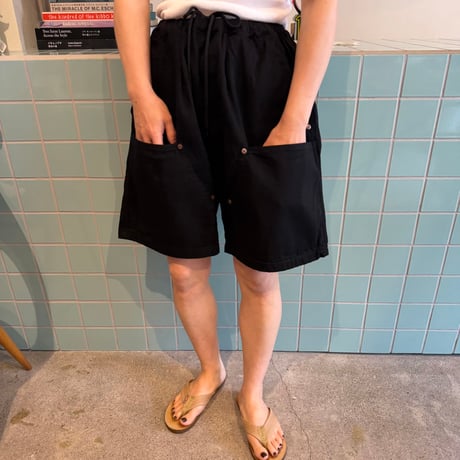 RELAXFIT /  Double Knee pocket denim Beachshorts