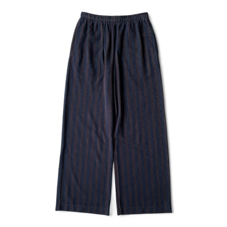 PHEENY / Cotton inray stripe pants with apron